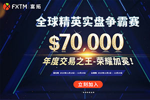 【重磅】富拓悬赏$70,000寻找交易之王