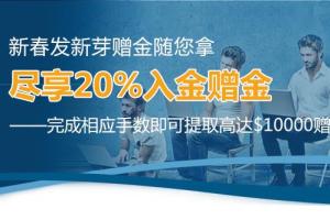 [ AF Markets ] 20%入金赠金活动，可提取高达$10,000赠金