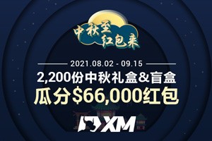 【倒计时10天】XM$66,000中秋红包领了吗?!