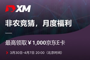 XM非农竞猜，快来领取你的月度福利！