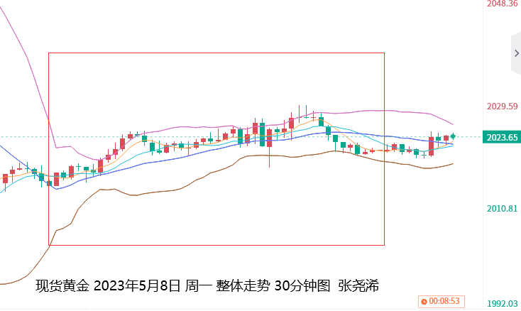 张尧浠：银行动荡与债务危机忧虑、黄金觊觎美通胀震荡偏强   