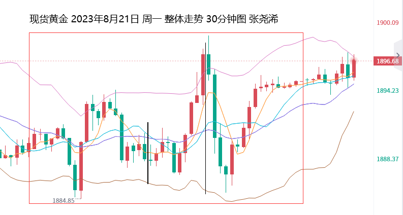 张尧浠：黄金止跌震荡偏回升、静待周五鲍威尔讲话指引   