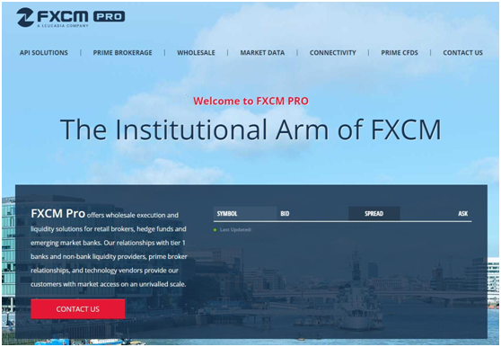 福汇FXCM正式重启机构业务FXCM Pro网站