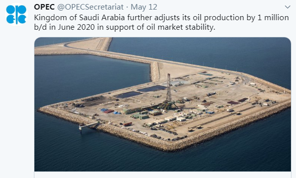 ATFX：沙特带头减产100万桶/日，原油市场反应平淡