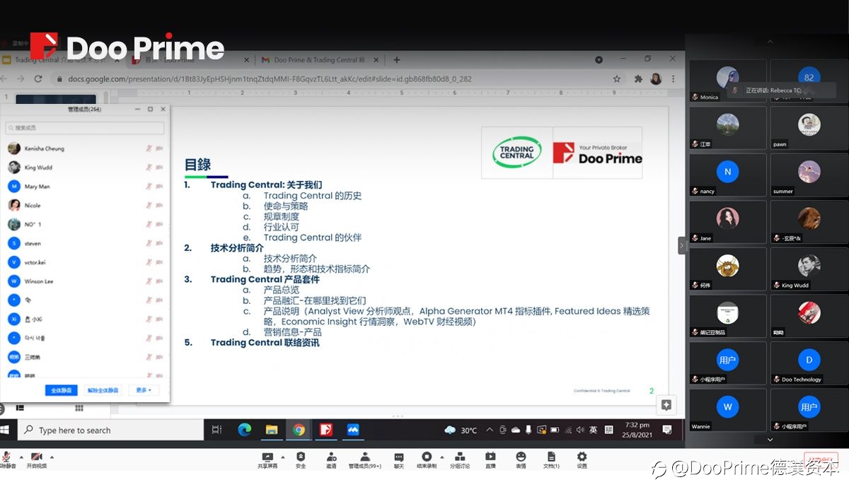 公司动态 | Doo Prime 与国际分析机构 Trading Central 联办的投资培训圆满结束