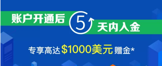 新开户奖励高达1000美元