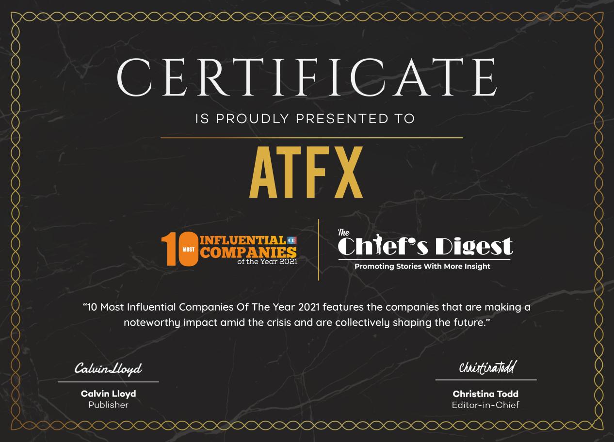 用实力说话，ATFX荣获行业最具影响力十大品牌奖