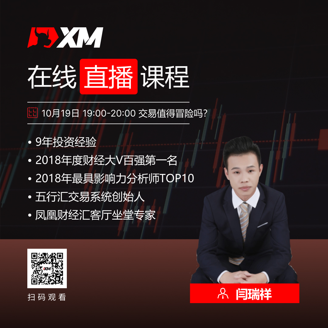XM外汇平台中文在线直播课程，今日预告（10/19）