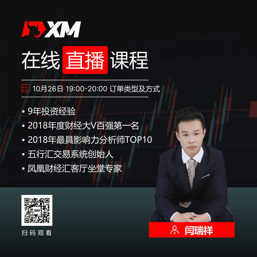 XM外汇平台中文在线直播课程，今日预告（10/26）