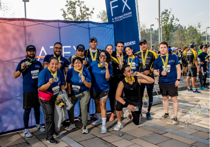 ATFX赞助并参加金融跑步比赛，让金融服务跑出“加速度”