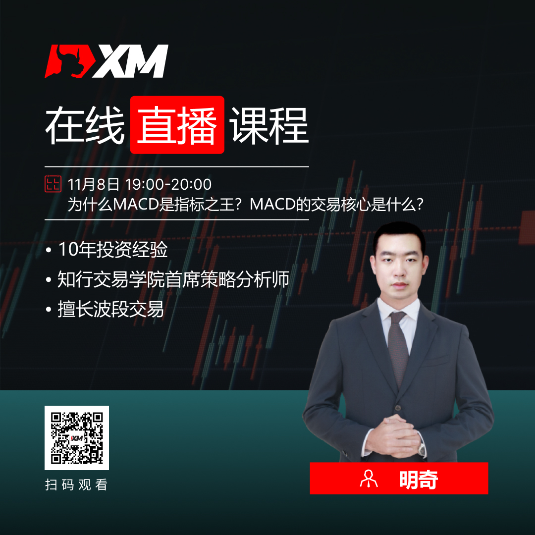 XM外汇平台中文在线直播课程，今日预告（11/8）