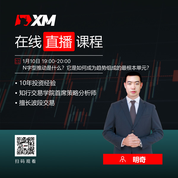 XM外汇平台中文在线直播课程，今日预告（1/10）