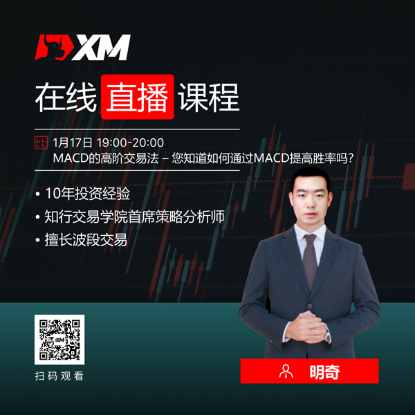 XM外汇平台中文在线直播课程，今日预告（1/17）