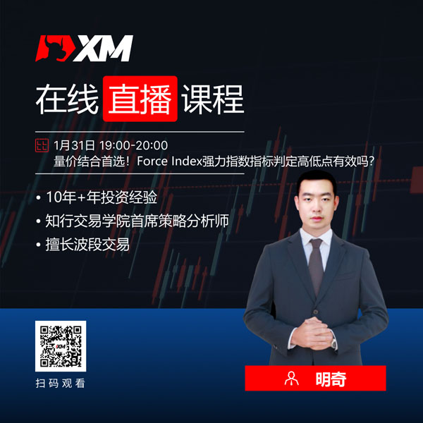 XM外汇平台中文在线直播课程，今日预告（1/31）