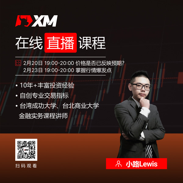 XM外汇平台中文在线直播课程，今日预告（2/23）