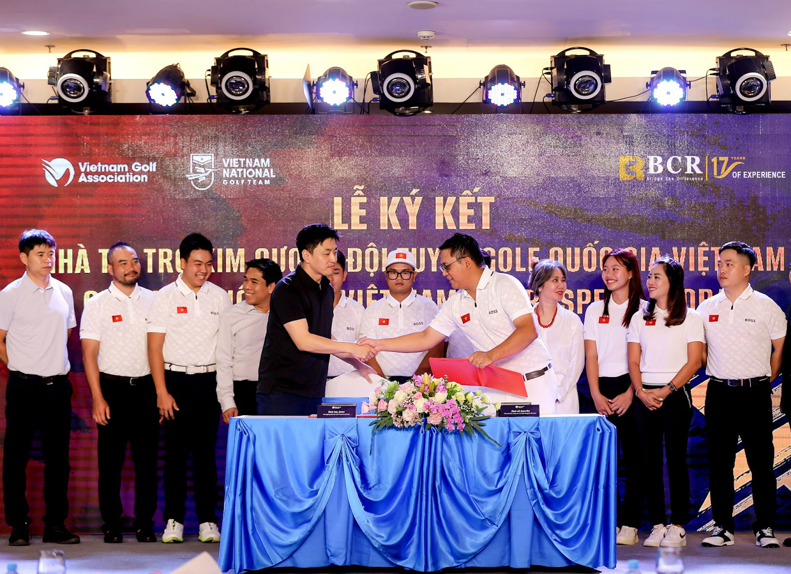 钻石赞助——BCR助力越南高尔夫国家队迈向国际舞台