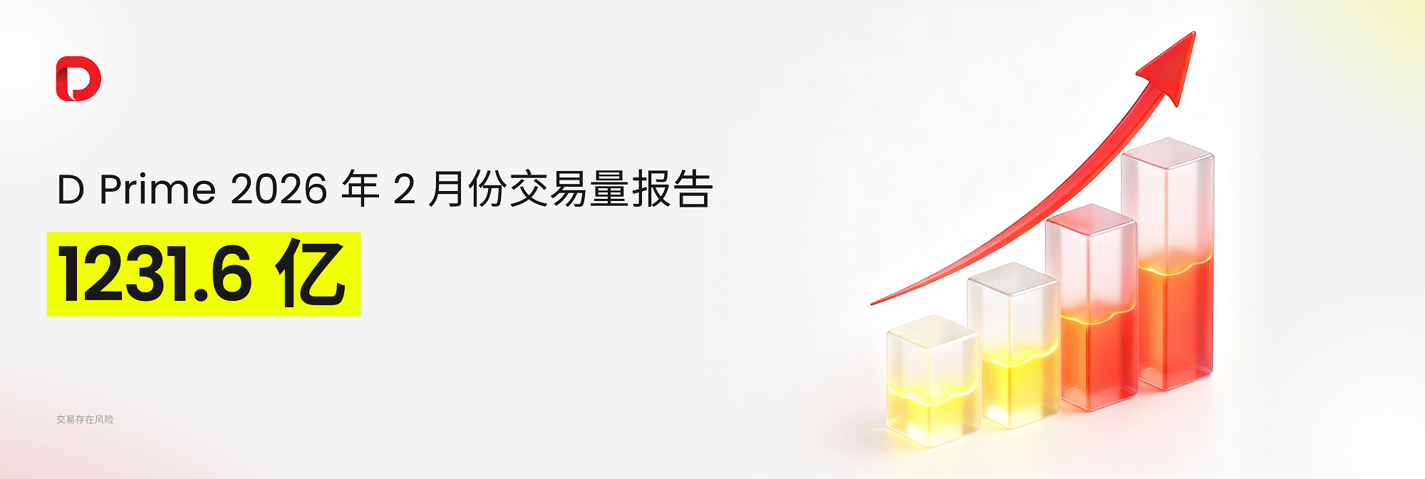 交易量报告 | D Prime 2026 年 2 月份交易量报告