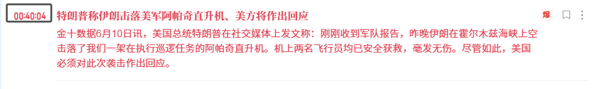 ATFX:00:38原油上涨,00:40发布伊朗打击消息,时间差如何解决?